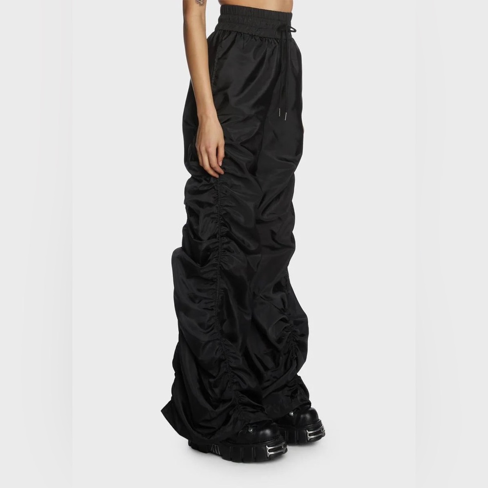 Zemeta - Ruched Wide Leg Pants - Size Small - Picture 4 of 7